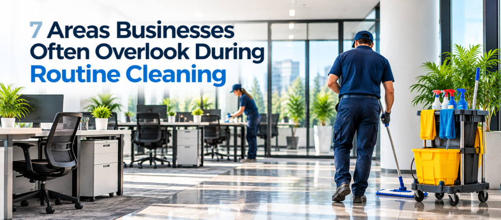 7 Areas Businesses Often Overlook During Routine Cleaning