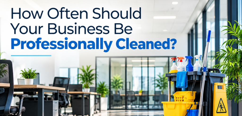 how often should a business be professionally cleaned